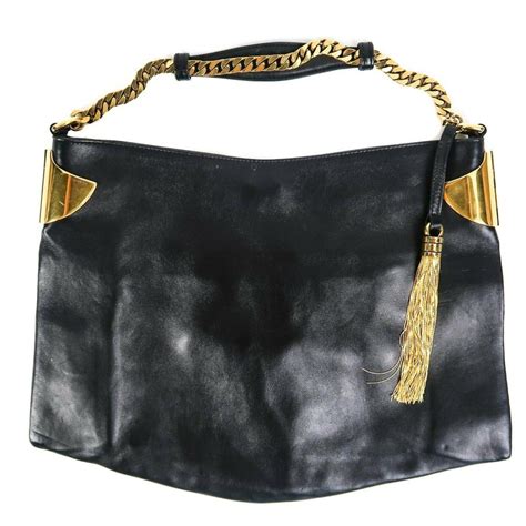 ️SOLD ️GUCCI Large 1970 Gold Tassel Hobo/Shoulder Bag